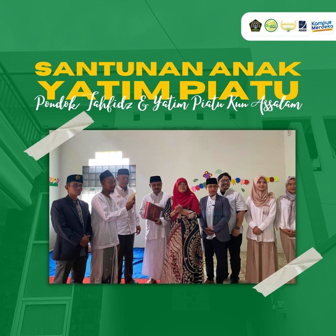 Marking the Eve of Its 60th Anniversary, the Faculty of Law Provides Support for Orphans at the Kun Assalam Sentono Tahfidz and Orphan Home