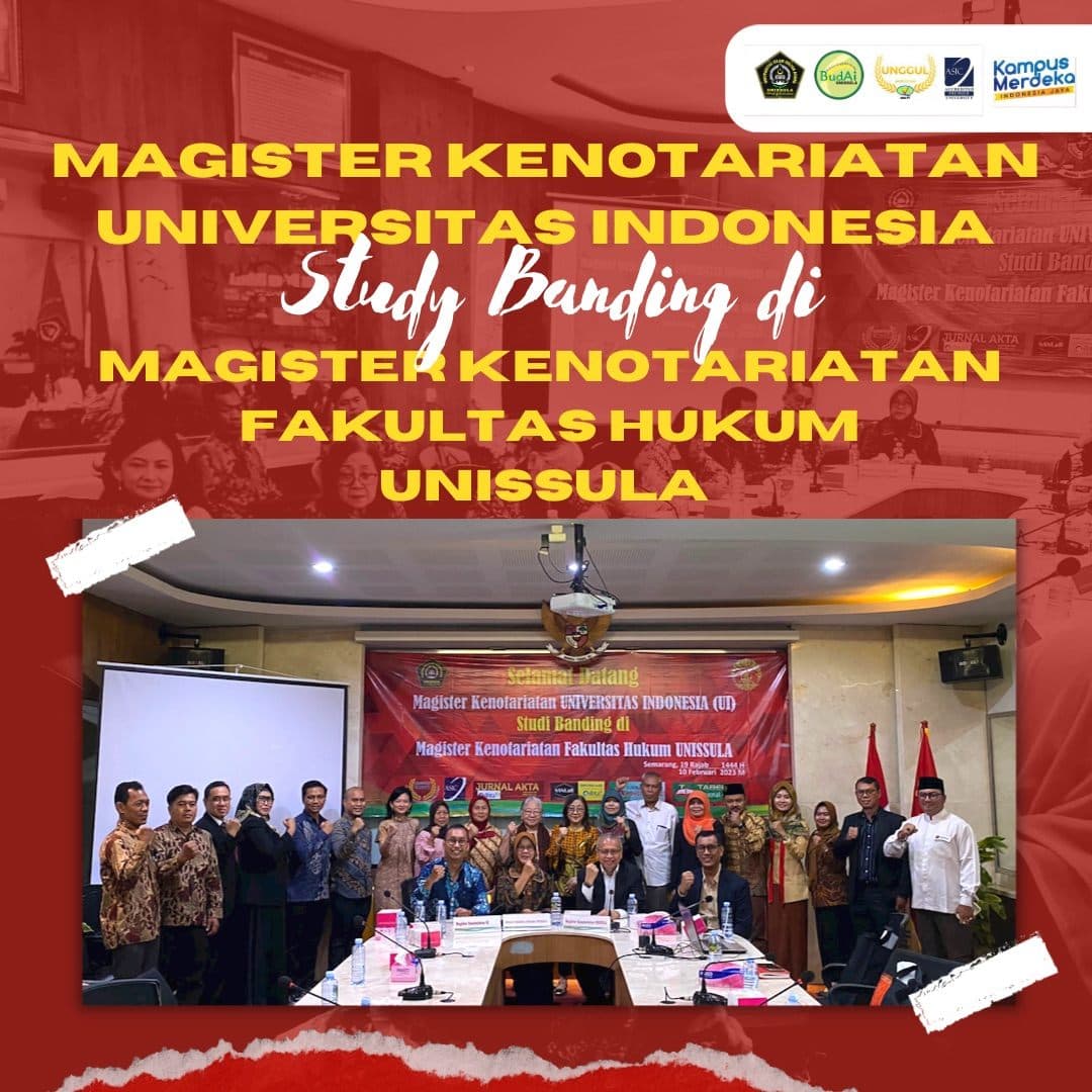 Notary Master's Programme of the University of Indonesia Makes a Comparative Study Visit to the Notary Master's Programme at the Faculty of Law