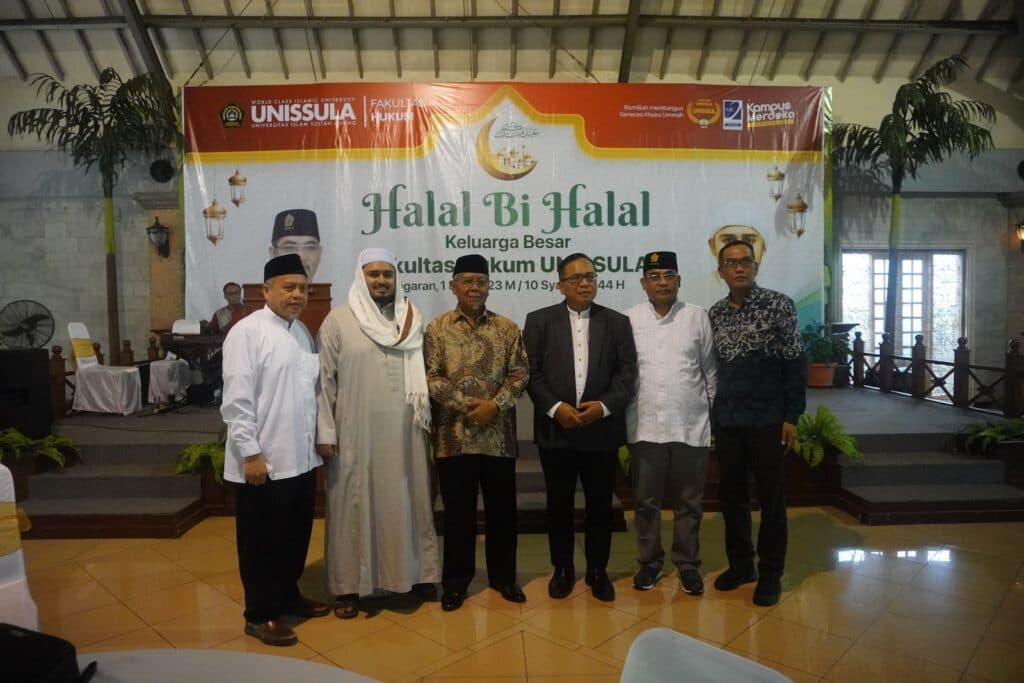 Halal Bihalal Gathering of the UNISSULA Faculty of Law Family