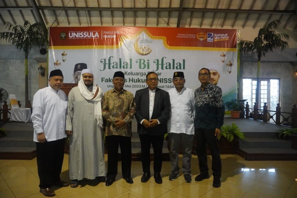 Halal Bihalal Gathering of the UNISSULA Faculty of Law Family