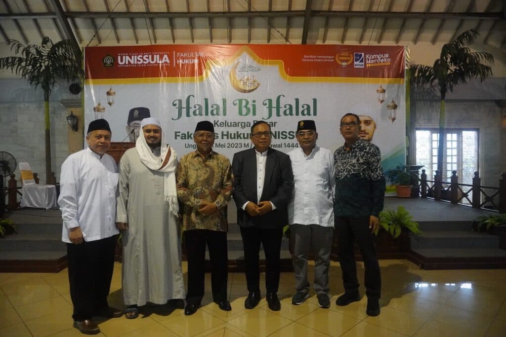 Halal Bihalal Gathering of the UNISSULA Faculty of Law Family