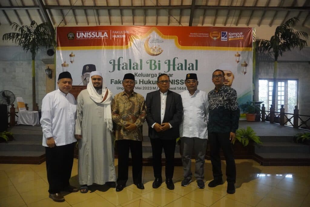 Halal Bihalal Gathering of the UNISSULA Faculty of Law Family