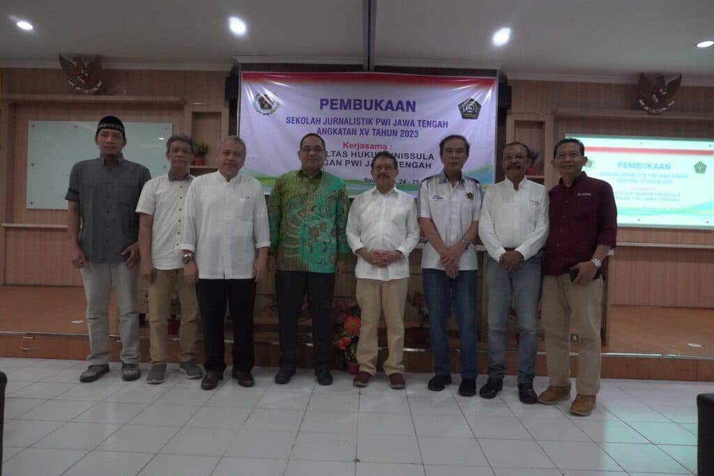 Opening of the Central Java PWI School of Journalism