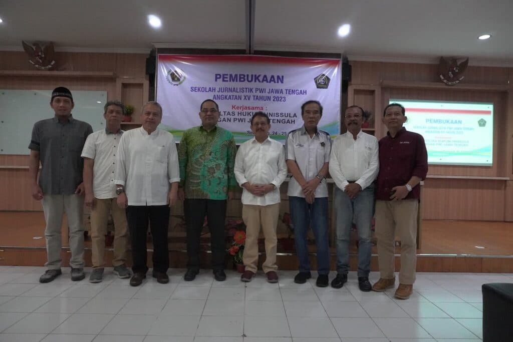 Opening of the Central Java PWI School of Journalism