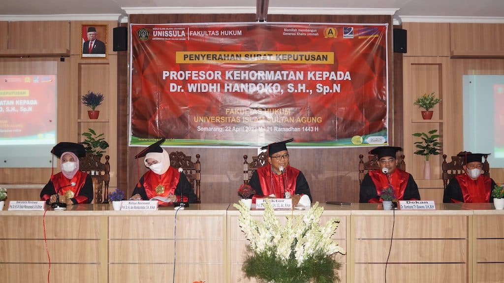 Conferment of Honorary Professorship