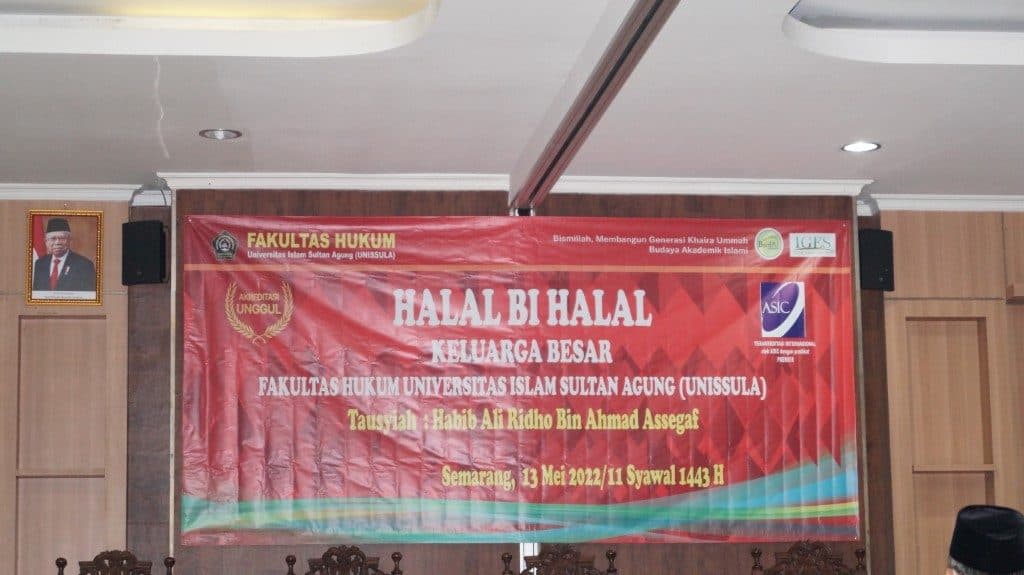 Halal Bihalal of the Faculty of Law, 2022