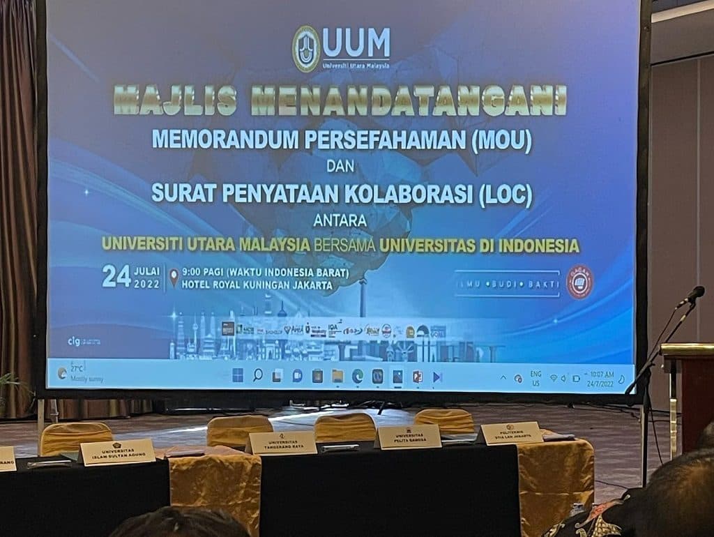 MoU with Universiti Utara Malaysia (UUM)