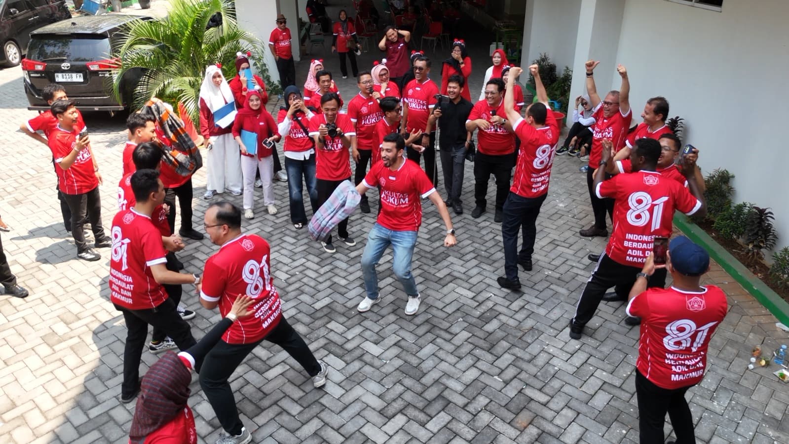 International Students from Malaysia, Egypt and Jordan Join the 81st Independence Day Celebrations at the Faculty of Law